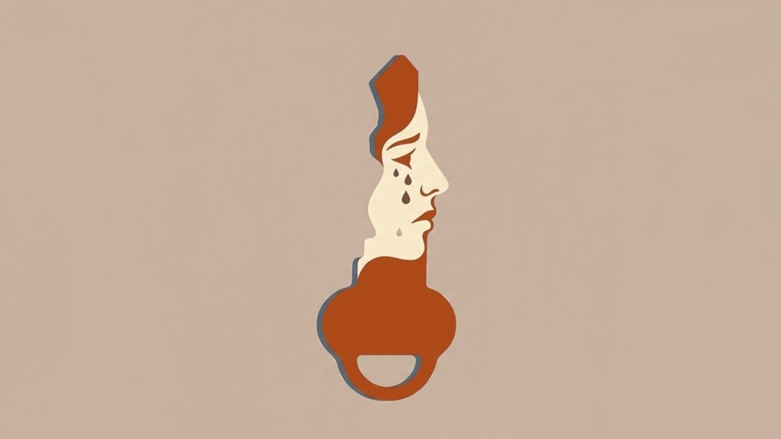 Abstract illustration of a crying face symbolizing deception, wisdom, emotional manipulation, and the life lessons found in timeless proverbs.